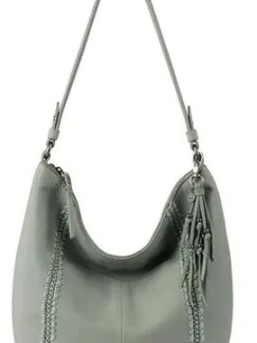 The Sak Women's Sequoia Hobo Leather with braided trim